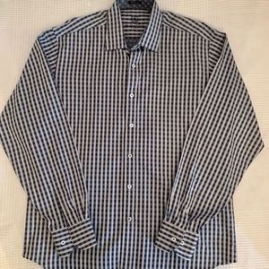 Bugatchi Uomo Classic Fit Mens Long Sleeve Shirt L